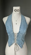 Elaine Denim Top