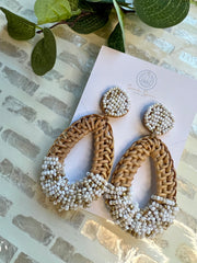 Straw Beads Earrings